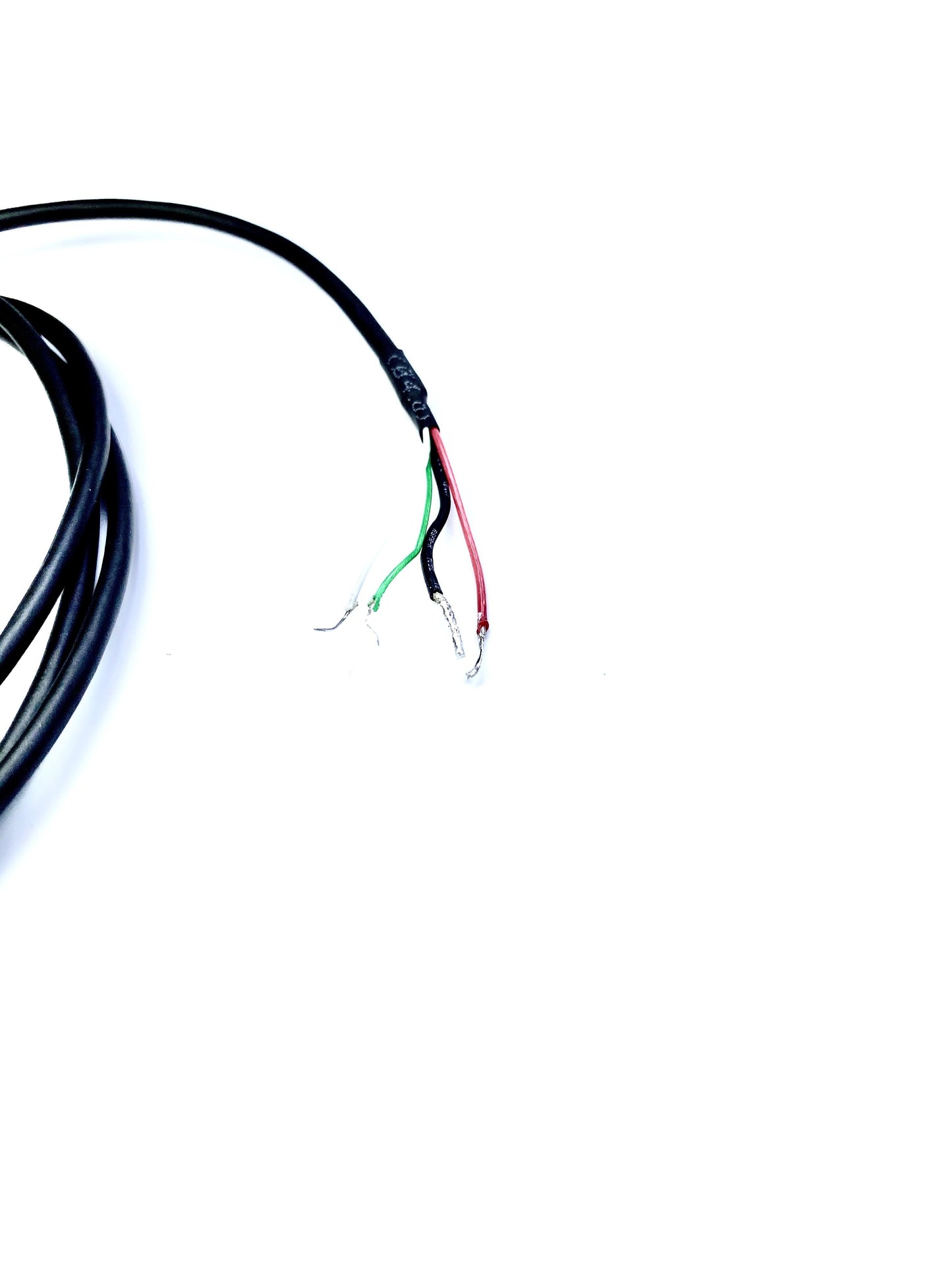 Cable Apple MFi Cert. Lighting 1.1M (3.6Ft) 4-Wires Solder Terminations Black