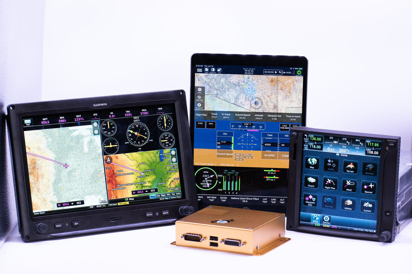 MFD 851 integrated with Garmin G3X and GPS (Garmin/ Avidyne)