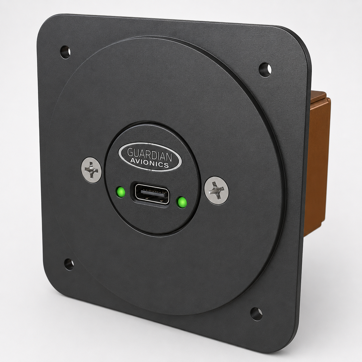 2.25-inch Instrument Panel Adapter for USB Power Supply