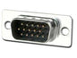 D sub DB15 Male connector, Solder cup