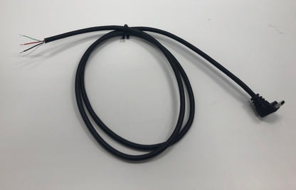 Cable  90 Degree USB-C 1.1M(3.6 Ft) 4-wires solder Termination Black