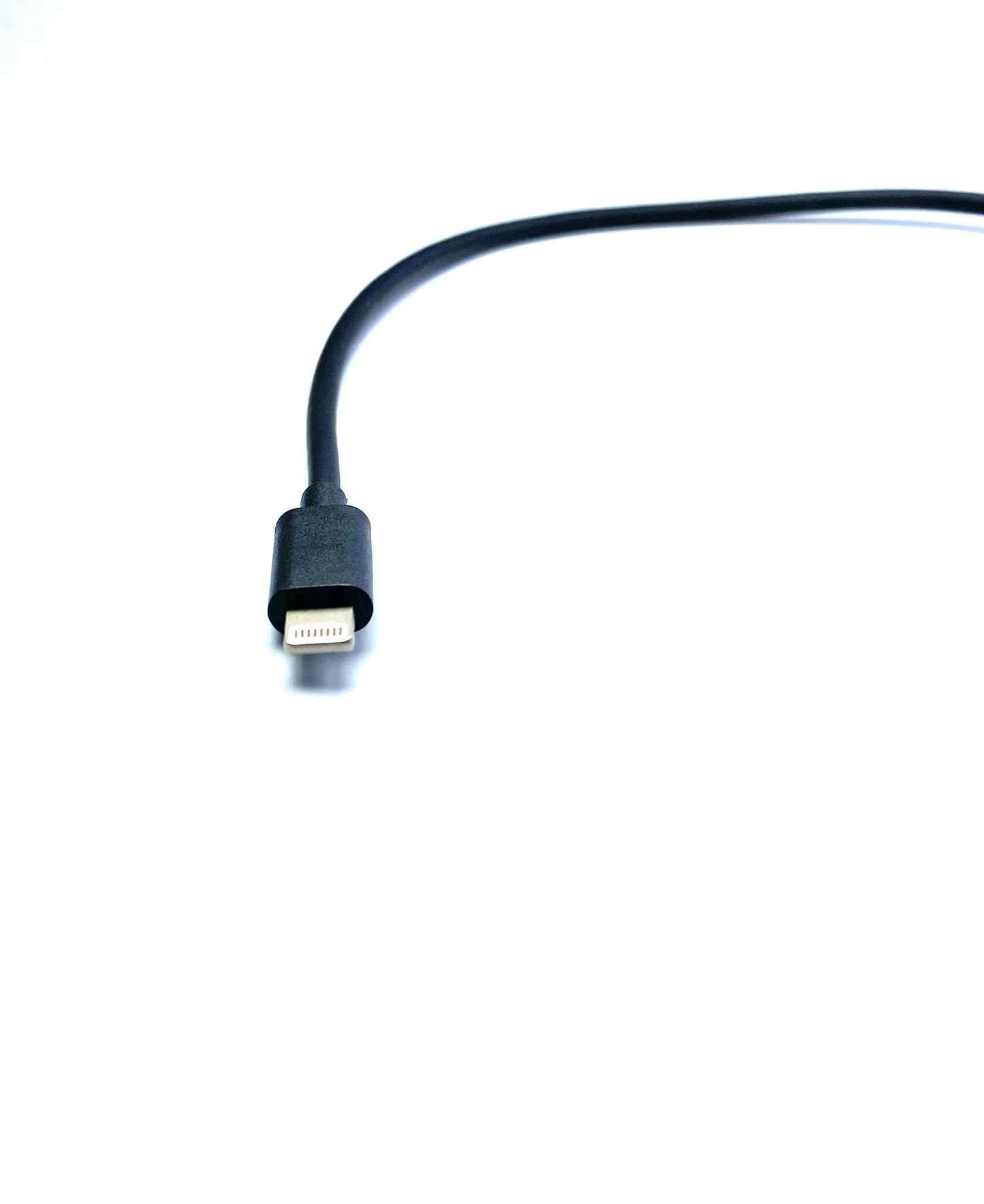 Cable Apple MFI Cert. Lightning 0.4M (1.3Ft) 4-Wires Solder Termination Black