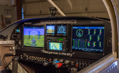 MFD 851 integrated with Garmin G5 and Guardian Engine Monitor EM100 [Experimental Only]