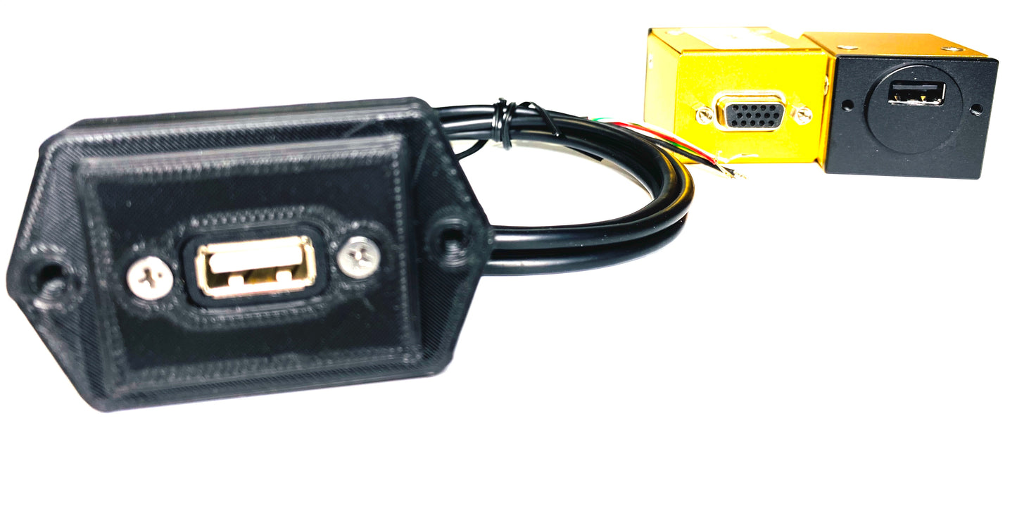 USB-A Single Faceplate