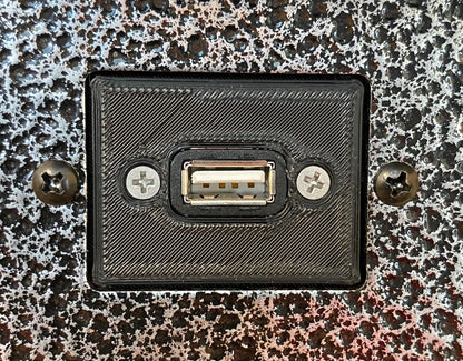 USB-A Single Faceplate