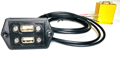 USB-A Dual Faceplate