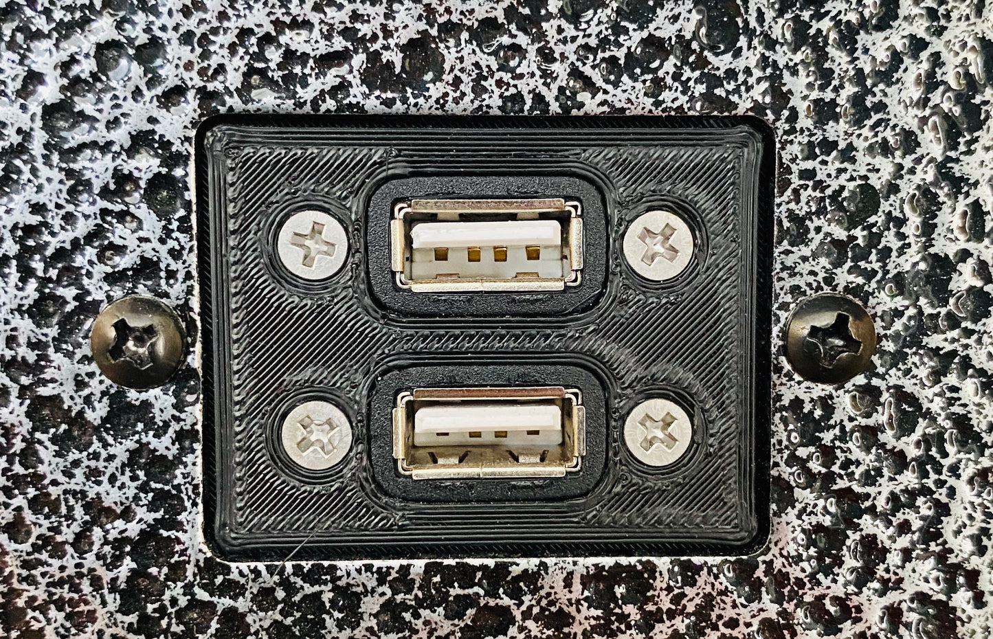 USB-A Dual Faceplate