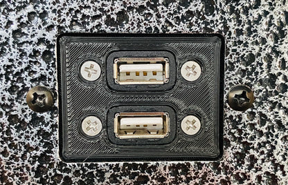 USB-A Dual Faceplate