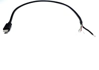Cable Apple MFI Cert. Lightning 0.4M (1.3Ft) 4-Wires Solder Termination Black