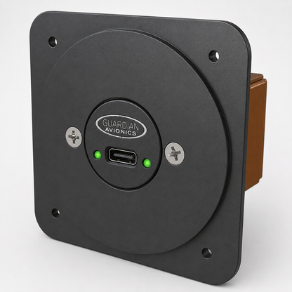 2.25-inch Instrument Panel Adapter for USB Power Supply